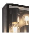VERBIER * PLAFÓN EXTERIOR GRIS OSCURO  IP65 - 2L*E27